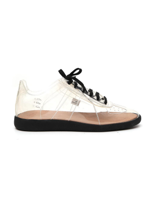 Maison Margiela Clear Lace-up Sneakers