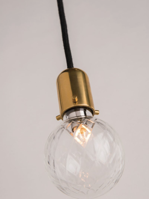 Hudson Valley Lighting Marlow Sconce - Aged Brass & Clear