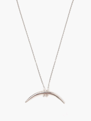 Sterling Silver Horn Necklace