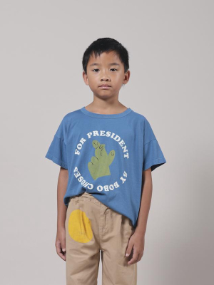 Bobo Choses Fingers Crossed Short Sleeve T-shirt