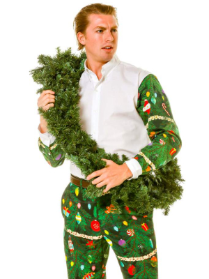 Your Grandma's Tree | Men's Ugly Christmas Tree Camo Dress Shirt