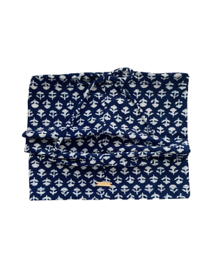 Nautical Blooms Cabana Cover