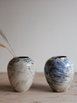 Cobalt & White Vases No. 1 & 2