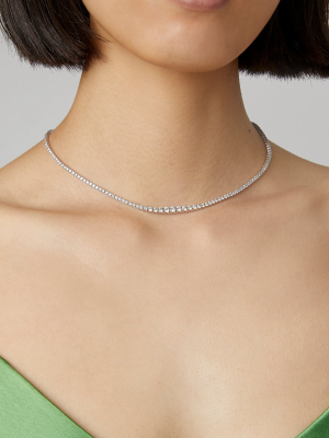 White Gold And Diamond Necklace