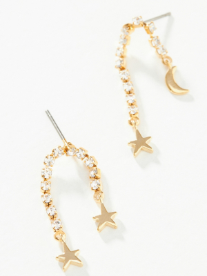 Shashi Falling Star Drop Earrings