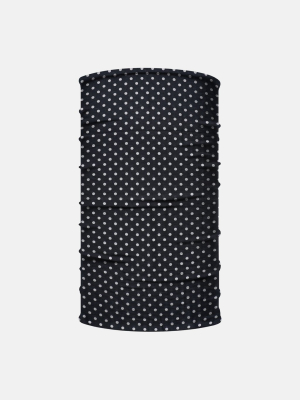 Black White Dots Neck Gaiter