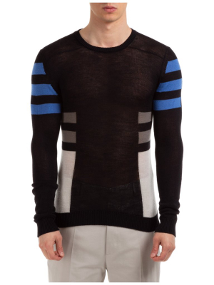 Rick Owens Striped Knit Sweater