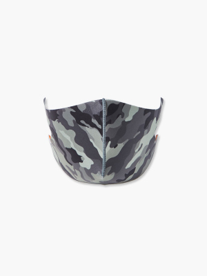 Camo Print Face Mask