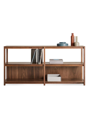 Open Plan Large Low Bookcase