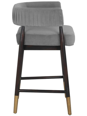 Callem Counter Stool, Antonio Charcoal