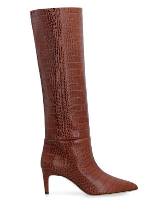 Paris Texas Knee-high Embossed Boots