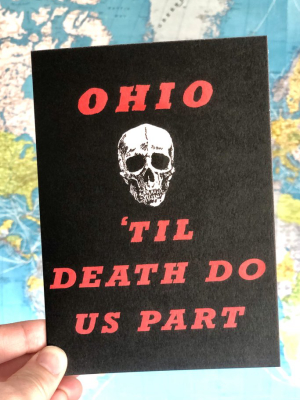 Ohio 'til Death Do Us Part Card