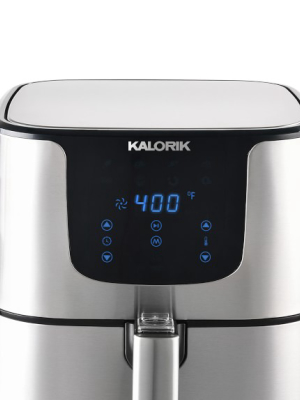 Kalorik 3 1/2-qt Air Fryer Pro, Stainless Steel