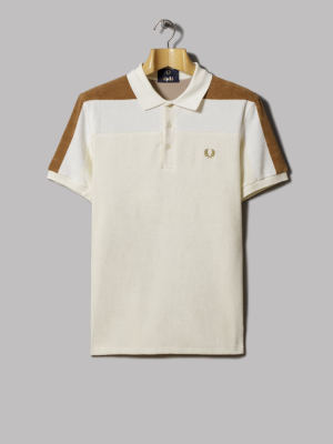 Fred Perry X Oi Polloi Towelling Polo Shirt (ecru)