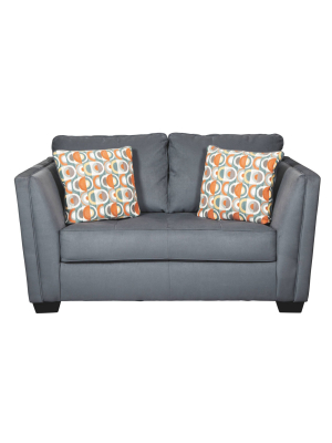 Filone Loveseat Steel - Signature Design By Ashley