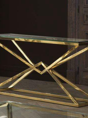 Eichholtz Connor Large Console Table - Gold