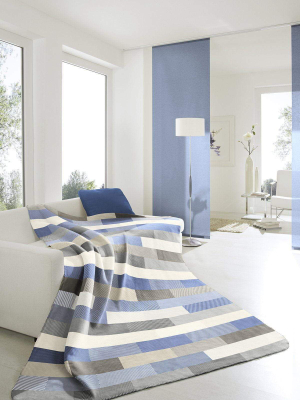 Recover Throw Interlocking Blue 150x200cm