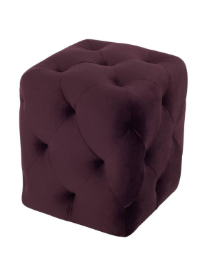 Nuevo Tufty Ottoman - Mulberry