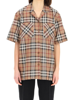 Burberry Ombré Check Bowling Shirt