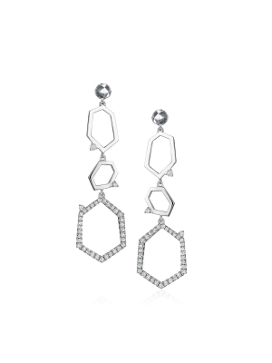 Jackson 3-drop Diamond Earrings