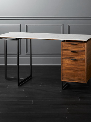 Fullerton Modular Desk With Drawer And Leg