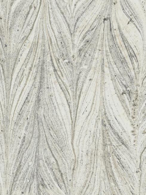 Ebru Marble Wallpaper In Cool Grey From The Natural Opalescence Collection By Antonina Vella For York Wallcoverings