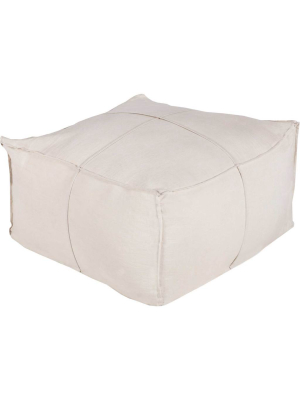 Solomon Pouf Ivory