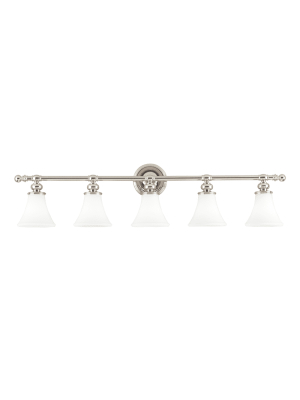 Weston 5 Light Bath Bracket Polished Nickel