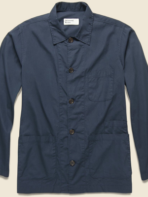 Bakers Poplin Overshirt - Navy