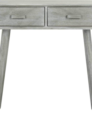 Deandre 2 Drawer Console Slate Gray