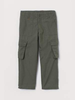 Lined Cargo Pants