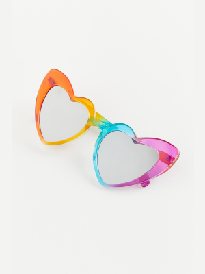 Over The Rainbow Heart Sunglasses