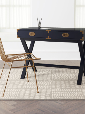 Kids Navy Blue Campaign Desk