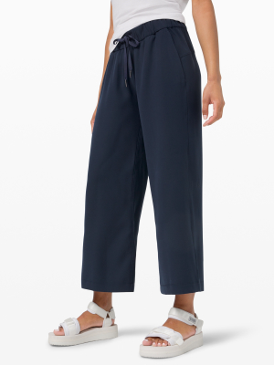 On The Fly Wide-leg 7/8 Pant Woven