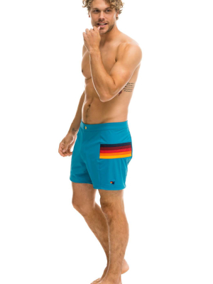 Men's Horizontal 5 Stripe Flex Shorts - Antigua