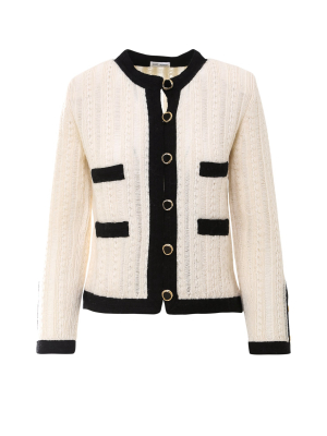 Saint Laurent Tailored Knit Jacket