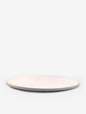 Lunar Flat In English Rose By Humble Ceramics