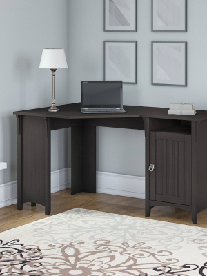 Salinas Corner Desk With Storage - Bush Furniture