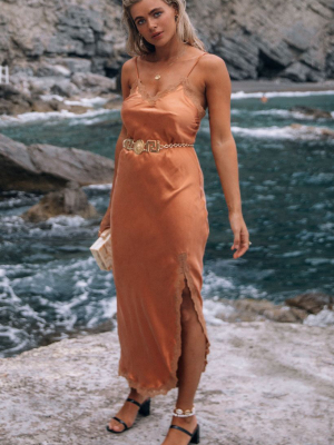 Rizzo Silk Slip - Copper