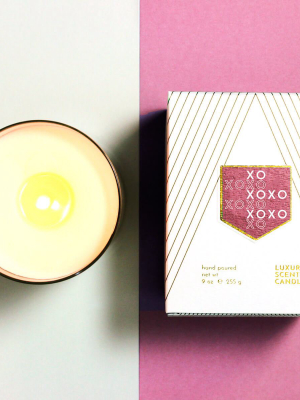 Xoxo Love And Kisses Scented Soy Candle