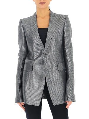 Rick Owens Metallic-effect Blazer