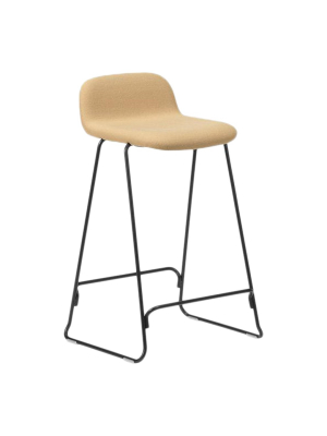 Just Counter Stool W/ Back - Fully Upholstered