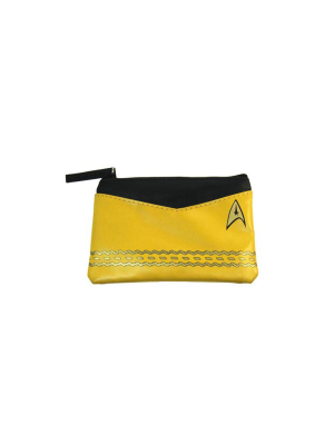 Crowded Coop, Llc Star Trek Gold Uniform Coin Purse