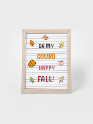 "oh My Gourd" Harvest Letterboard Wall Decor - Spritz™