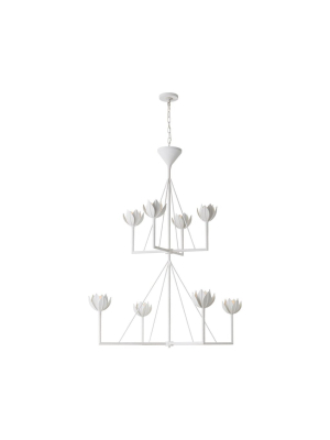 Alberto Large Two Tier Chandelier