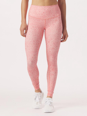 Sultry Legging Print: Sherbert Leopard