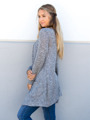 Knit Cardigan - Gray