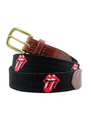 Rolling Stones Needlepoint Belt