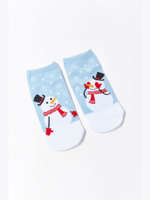 Snowmen Ankle Socks