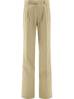 Amiri Pleated Straight Leg Pants